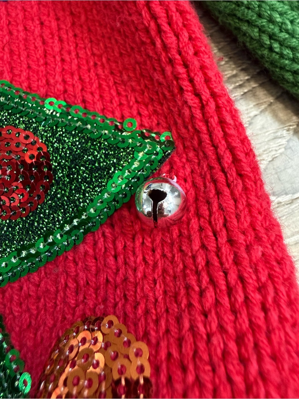 Whoopi Goldberg "Ugly Christmas Sweater" Holiday Hoodie Knit Cardigan - Picture 7 of 9